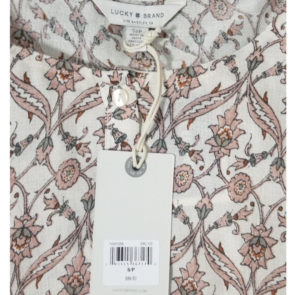 🆕️Lucky Brand floral blouse 🍀 - Picture 4 of 6